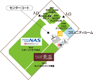 B1Fフロアマップ